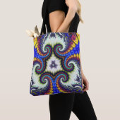 sac fourre-tout tourbillon arc-en-ciel (De près)