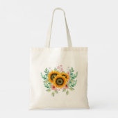 Sac fourre-tout tournesol (Dos)