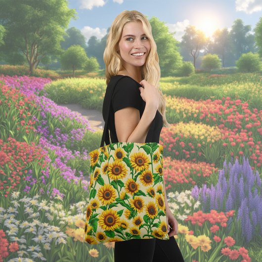 Sac fourre-tout tournesol