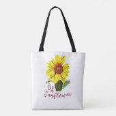 Sac fourre-tout tournesol (Dos)