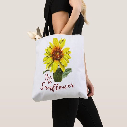 Sac fourre-tout tournesol (De près)