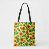Sac fourre-tout tournesols (Devant)