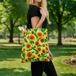 Sac fourre-tout tournesols