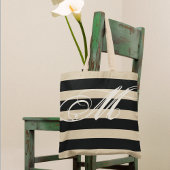 Sac fourre-tout tout-en-un avec de grandes rayures