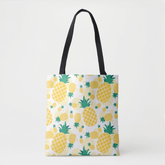Sac fourre-tout tout-sur-impression à ananas (Devant)