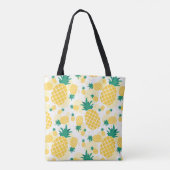 Sac fourre-tout tout-sur-impression à ananas (Dos)