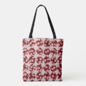 Sac fourre-tout tout-sur-impression avec Motif flo (Dos)