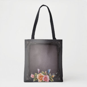 Sac fourre-tout tout-sur-impression rose, moyen