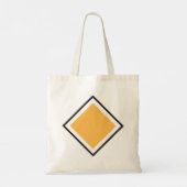 Sac fourre-tout triangle orange (Dos)