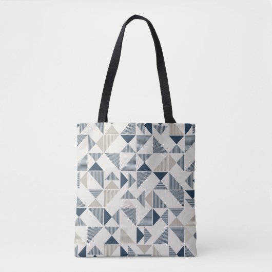 sac fourre-tout triangles moderne (Devant)