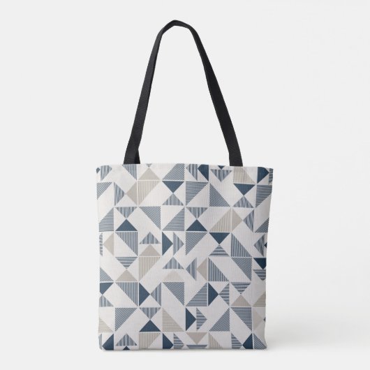 sac fourre-tout triangles moderne (Dos)