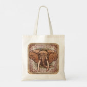 Sac fourre-tout tribal des éléphants de Sepia afri (Dos)