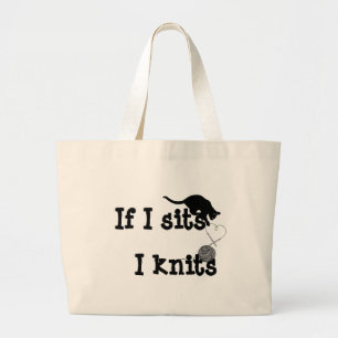 Sac fourre-tout tricot