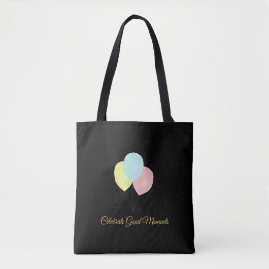 Sac fourre-tout trois ballons de mode (Devant)