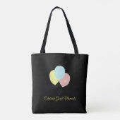 Sac fourre-tout trois ballons de mode (Dos)