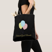 Sac fourre-tout trois ballons de mode (De près)