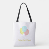 Sac fourre-tout trois ballons de mode (Dos)