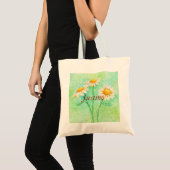 Sac fourre-tout trois marguerites (Devant (produit))