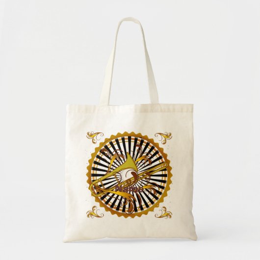 Sac fourre-tout Trombone Swirls (Devant)
