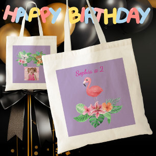 Sac fourre-tout Tropical Baby Animals Anniversaire