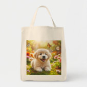 Sac fourre-tout Tropical Calm & Golden Puppy (Devant)