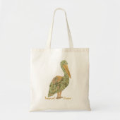 Sac fourre-tout Tropical Crane-Orange (Devant)