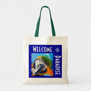 Sac fourre-tout tropical Macaw coloré