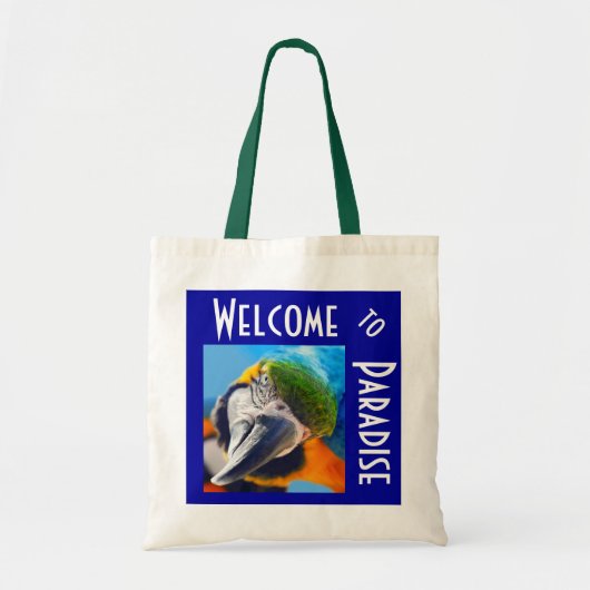 Sac fourre-tout tropical Macaw coloré (Devant)