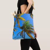 Sac fourre-tout Tropical Palm Tree - Vibes côtière (De près)