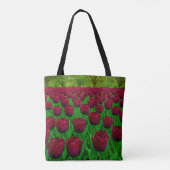 Sac fourre-tout Tulipes Marron (Dos)