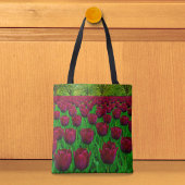Sac fourre-tout Tulipes Marron