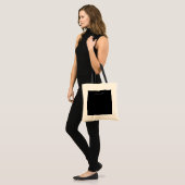 Sac fourre-tout typographique Black Sheep (Devant (modèle))