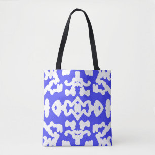 Sac fourre-tout, Un design blanc & bleu élégant sa