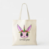 Sac fourre-tout Unicorne de lapin de Pâques person (Dos)