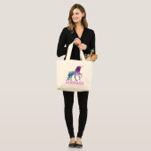 Sac fourre-tout Unicorne personnalisé (Devant (modèle))