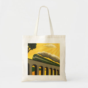 Sac fourre-tout unique à train d'art déco