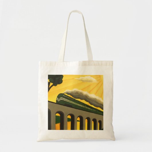 Sac fourre-tout unique du train Art déco (Devant)