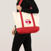 Sac fourre-tout Valentine Hearts (Devant (produit))