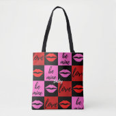 Sac fourre-tout Valentine tout-sur-impression (Devant)