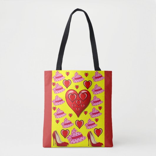 sac fourre-tout valentines jour amour coeur (Devant)