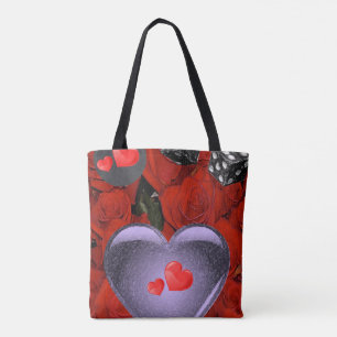 sac fourre-tout valentines jour amour coeur