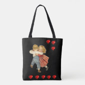 Sac fourre-tout valentines jour amour coeur (Dos)