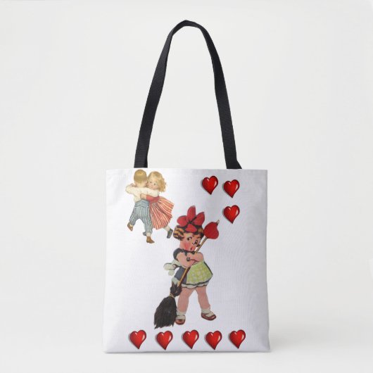 Sac fourre-tout valentines jour amour coeur (Devant)
