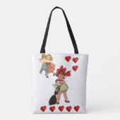 Sac fourre-tout valentines jour amour coeur (Dos)