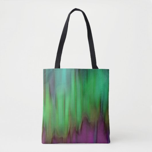 Sac fourre-tout vert Aurora Borealis (Devant)