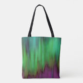 Sac fourre-tout vert Aurora Borealis (Dos)