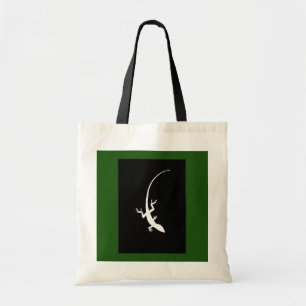 Sac fourre-tout vert et noir à lézard