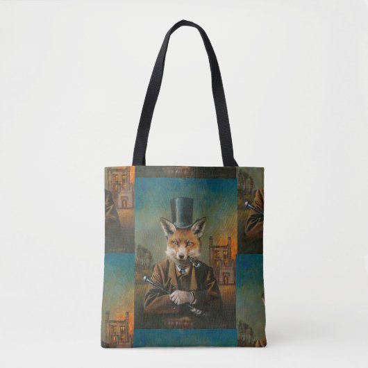Sac fourre-tout victorien à impression de Fox de (Devant)