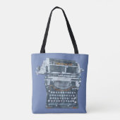 Sac fourre-tout vintage à machine à écrire (Dos)