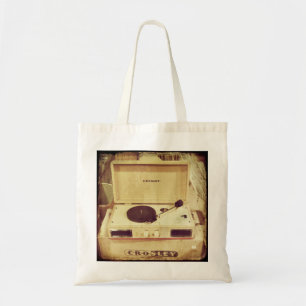 Sac fourre-tout vintage à Tourne-disque